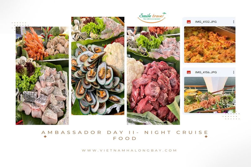 Halong Dinner Ambassador Cruise II, Ambassador II Day Cruise, Du Thuyền 5 Sao Ambassador II Day Cruise 