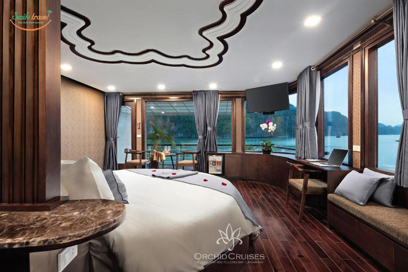 VIP Cabin Orchid Classic Cruise Halong Bay, Du thuyền 5 sao Orchid Classic Cruise