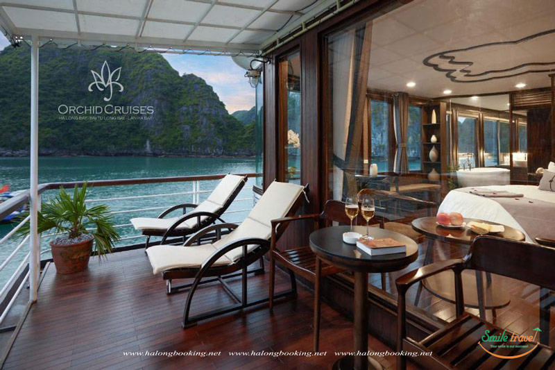 Balcony Orchid Classic Cruise Halong Bay, Du thuyền 5 sao Orchid Classic Cruise