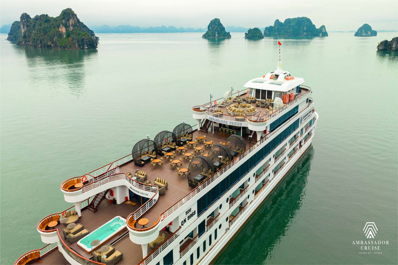 Tour Ambassador Cruise II-A Luxury Day Cruise in Halong Bay 5*