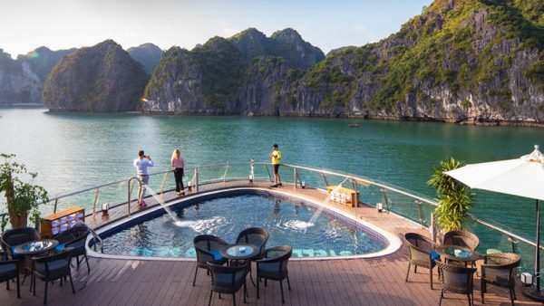 Pool Stellar of the seas Cruise Halong Bay-Lan Ha Bay with Smile Travel