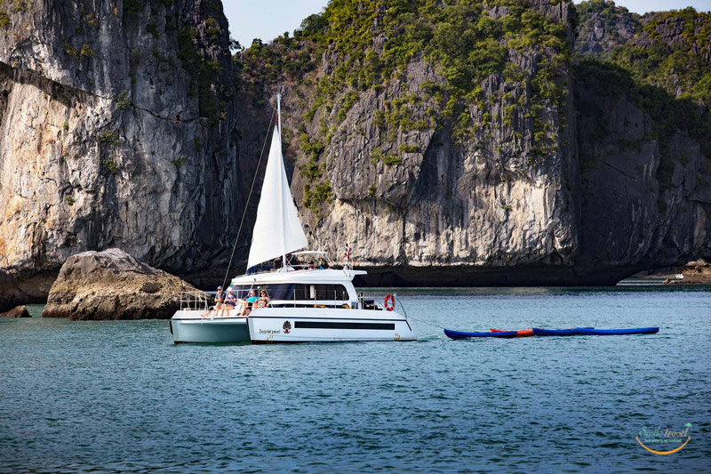 Explore Lan Ha Bay by catamaran 