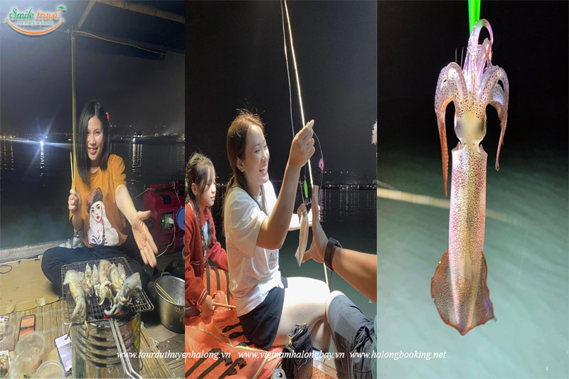 Squid Fishing Halong Cau Muc Halong Smiletravel