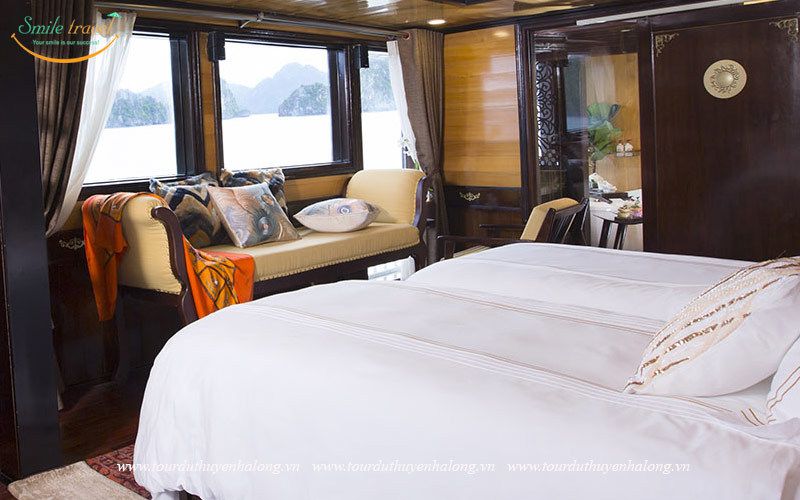 Earth Suite Cabin- Hera Grand Luxury Cruises Halong 5*