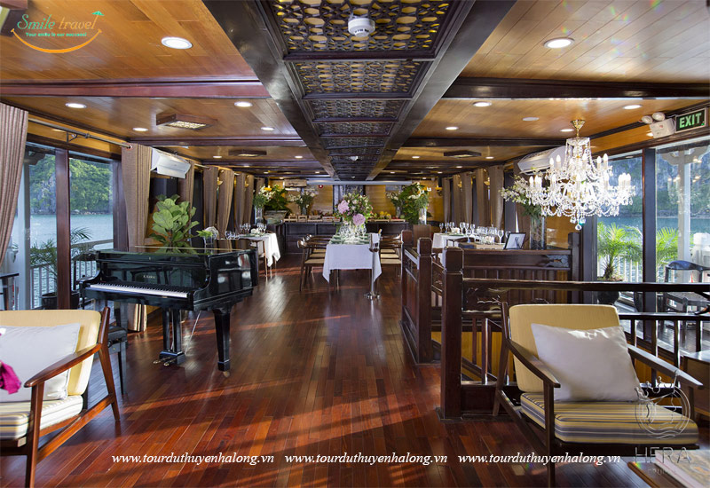 Restaurant- Hera Grand Luxury Cruises Halong 5*