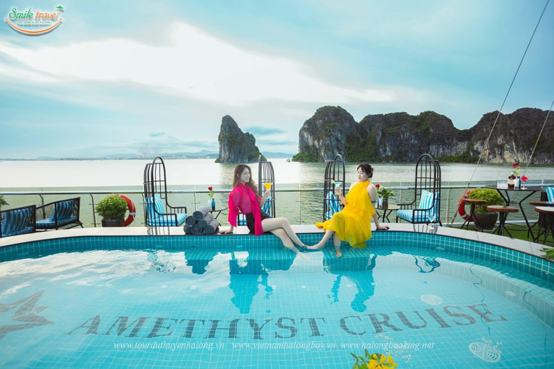 Pool- Amethyst Cruise Halong Bay 1 Day- Smile Travel