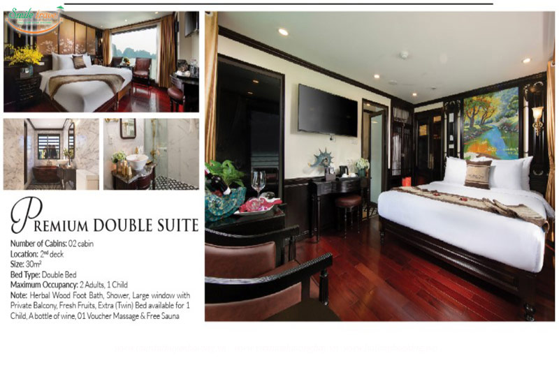Cabins- Athena Royal Cruise Halong Bay
