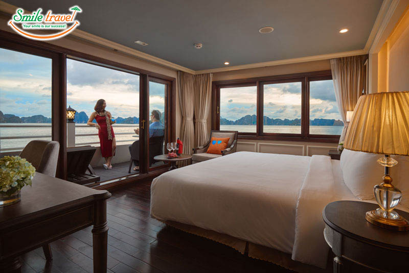 Terace-suite-Athena Luxury Cruise Halong Bay