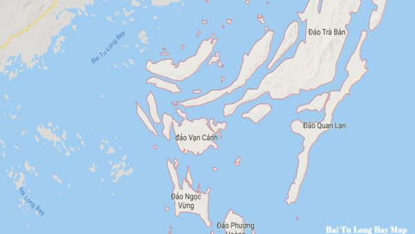 Bai Tu Long Bay Map