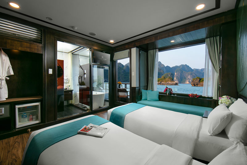 Deluxe cabin-Peony Cruises Halong Bay 5*