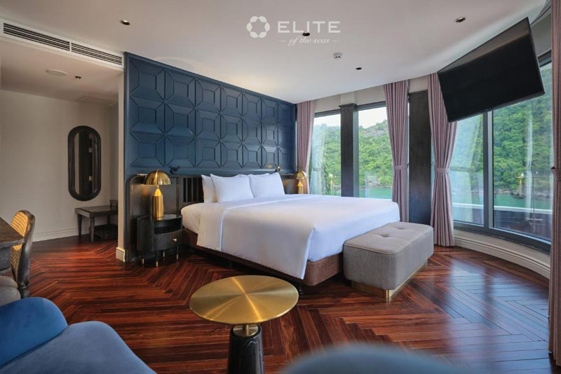 Elite Executive suite cabin- Elite of the seas Cruise luxury Halong Bay- Smile Travel