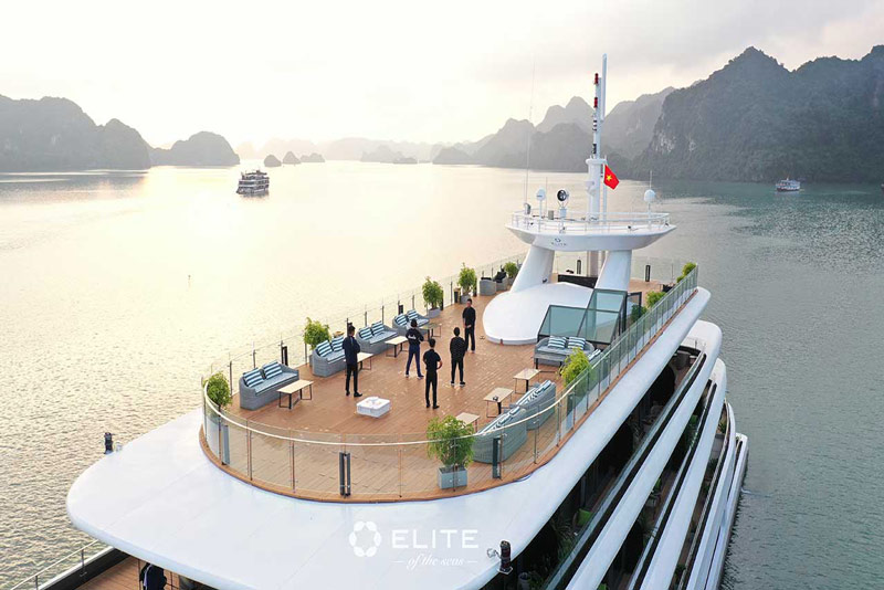 Tai Chi- Elite of the seas Cruise luxury Halong Bay- Smile Travel