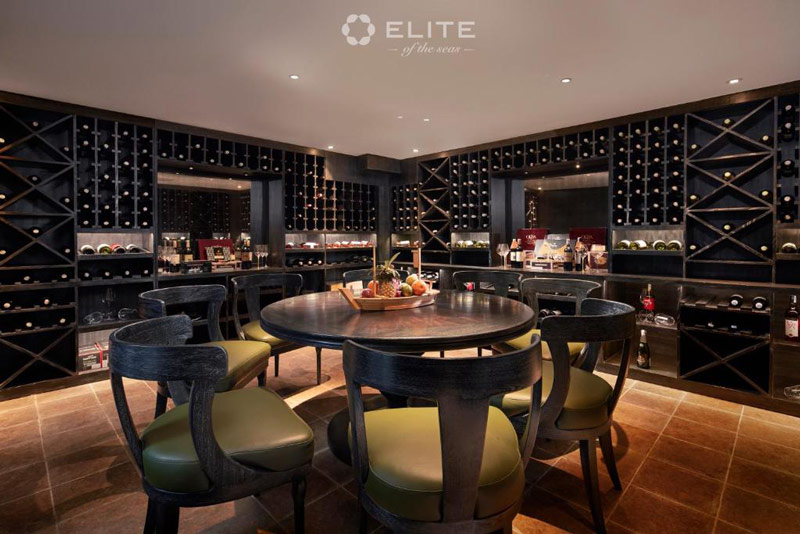 Wine store- Elite of the seas Cruise luxury Halong Bay- Smile Travel