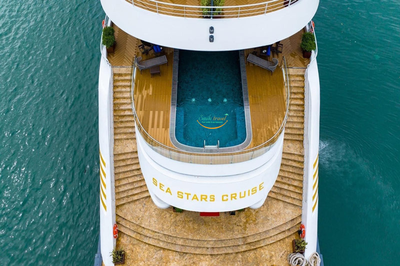 Pool-Sea stars cruise halong bay 6 star-Smile Travel