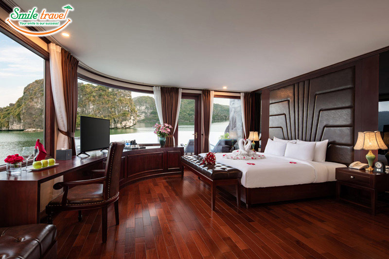 Executive Suite With Terrace Dora Cruise Smiletravel Halong Bay