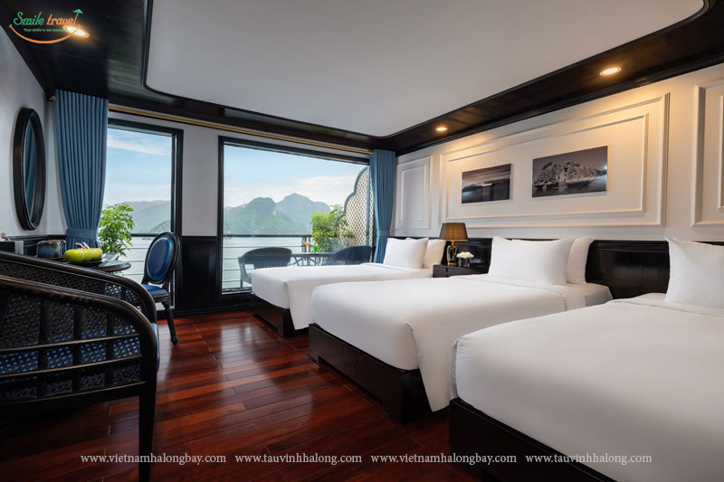 Triple room-La casta cruise Halong Bay-Lan Ha Bay