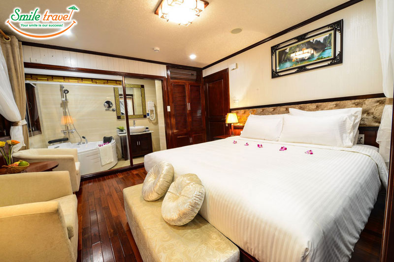 Suite Cabins Swan Cruise Smiletravel Halong Bay