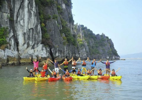 Kayaking on Halong Bay - Smile Travel