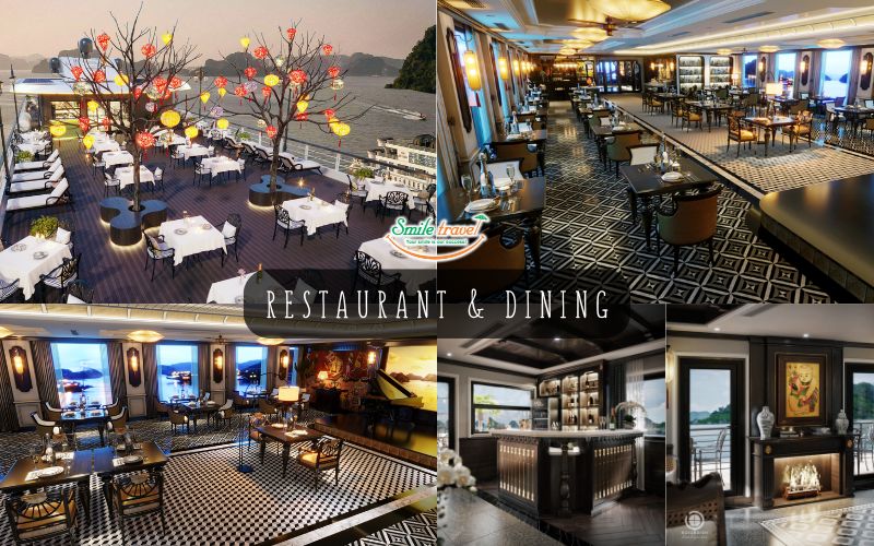 Restaurant and dining of L’Amour Cruise Halong Bay