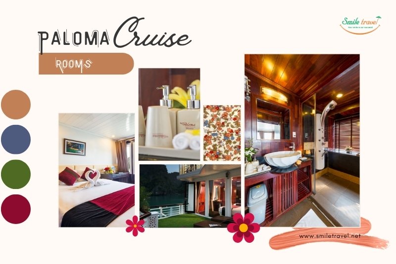 Rooms of Paloma Cruise Bai Tu Long