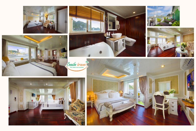 Rooms of Signature Cruise Bai Tu Long Bay Rooms of Signature Cruise Bai Tu Long Bay