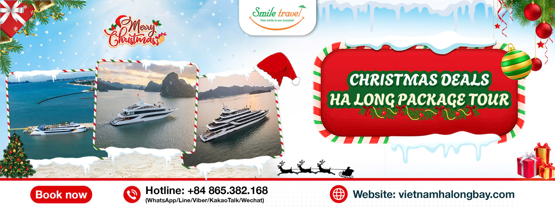 ưu đãi giáng sinh - vietnamhalongbay